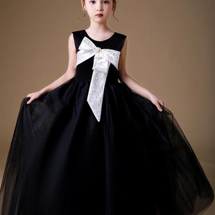 高端女中大童钢琴演奏长笛演出音乐会小提琴演奏主持人走秀晚礼服