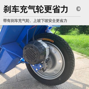 农用鸡公车爬坡手推小型电动果园运输独轮车单轮爬山虎汽油小推车