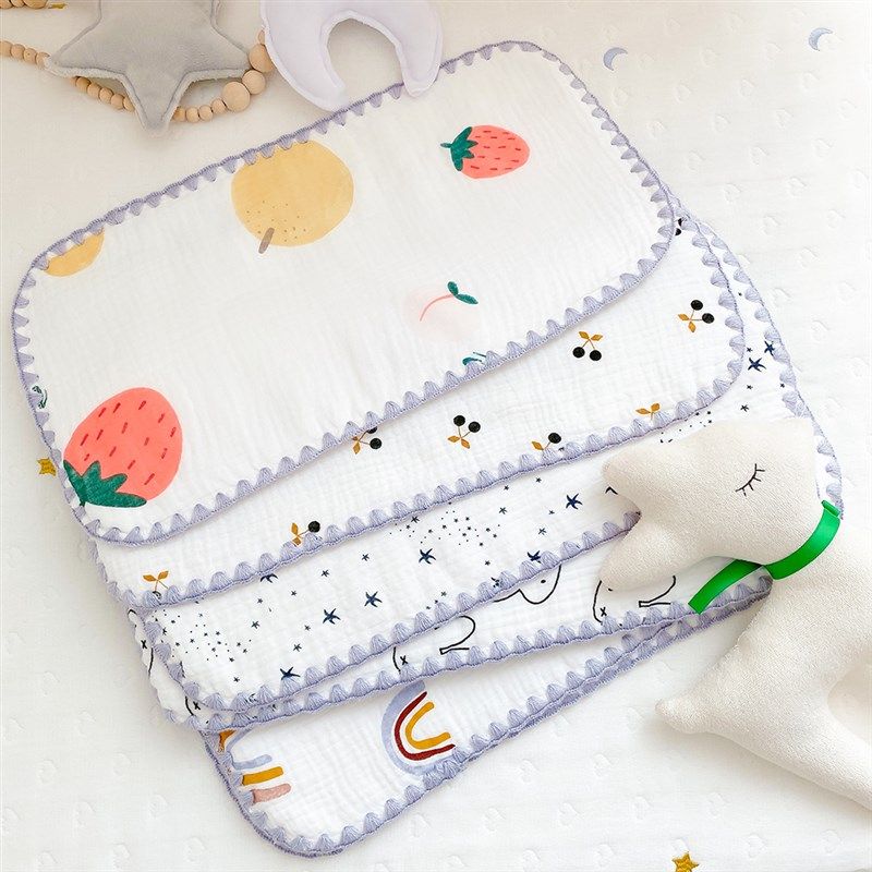 婴儿平枕新生儿枕头纯棉纱布低枕垫初生宝宝0-1岁防吐奶垫小枕巾,婴童用品,婴童枕头/枕芯,淘宝优惠券,粉丝福利购,淘宝优惠卷