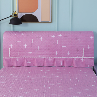 15米18米柔软 加棉夹棉床裙床罩防尘全棉床套防滑床头罩套装