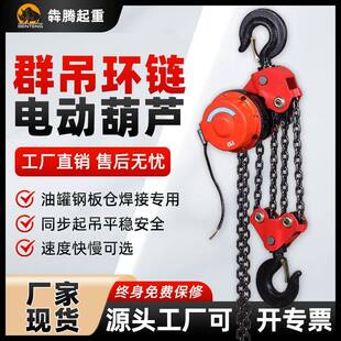 包邮国标DHP群吊电动葫芦同步起吊环链葫芦油罐焊接电动葫芦厂家