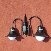 双头庭院吊灯头户外防水5头led路灯罩公园小区景观灯灯罩维修更换