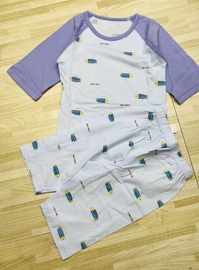 安琪艾草空调七分套小飞机63115小中童114/117