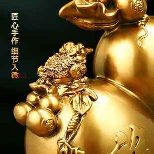 多福多财葫芦摆件家居客厅玄关电视柜装饰品乔迁新居礼品百福临门