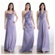 婚礼高级感小众姐妹团伴娘裙夏季 紫色缎面伴娘服礼服2024新款 西式