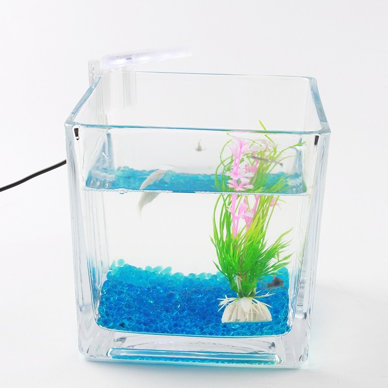 小型鱼缸灯 水草灯LED灯 防水草缸灯 节能照明灯迷你小夹灯水族箱