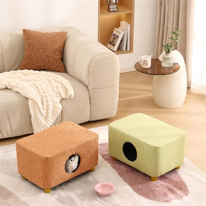 猫窝实木板凳子四季通用猫屋冬季保暖小幼猫狗半封闭式宠物窝用品,宠物/宠物食品及用品,猫窝/屋/帐篷/沙发,淘宝优惠券,粉丝福利购,淘宝优惠卷