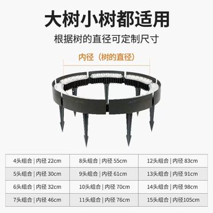 LED抱树灯抱柱灯户外防水环形瓦楞抱箍射灯景观园林七彩rgb色照树
