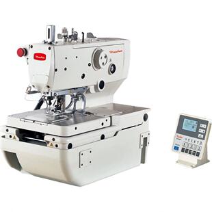 源头工厂工业电脑圆头锁眼机9820电子圆头纽门车凤眼车西服