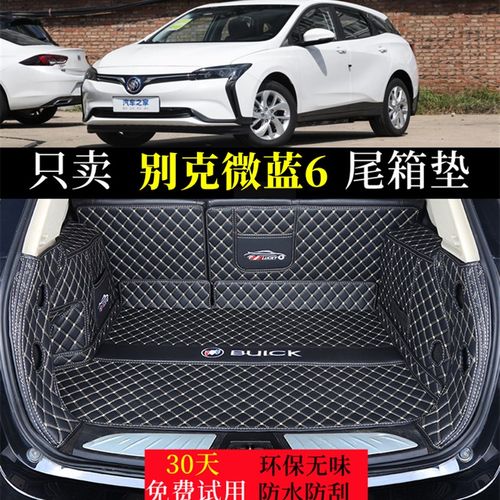 专用于别克19/20/21/22/23/2024款微蓝6电动车后备箱垫全包围尾箱