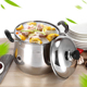 汤锅不锈钢锅加厚复底锅不粘锅煲汤涮肚锅深炖锅煲汤电磁炉用锅具