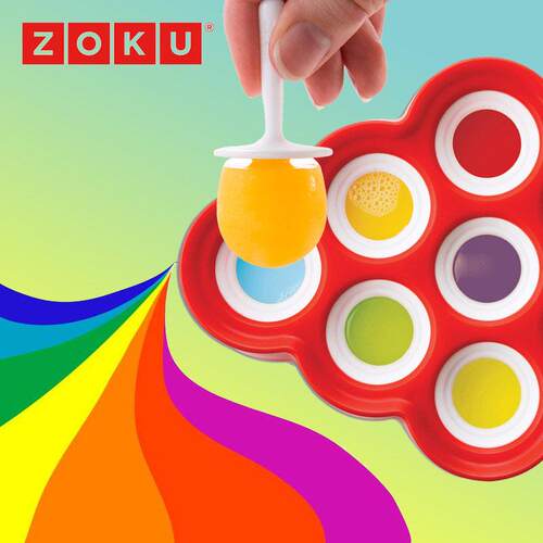 ZOKU冰棒模具盒食品级儿童冻雪糕冰糕冰棍家用自制作矽胶迷你磨具
