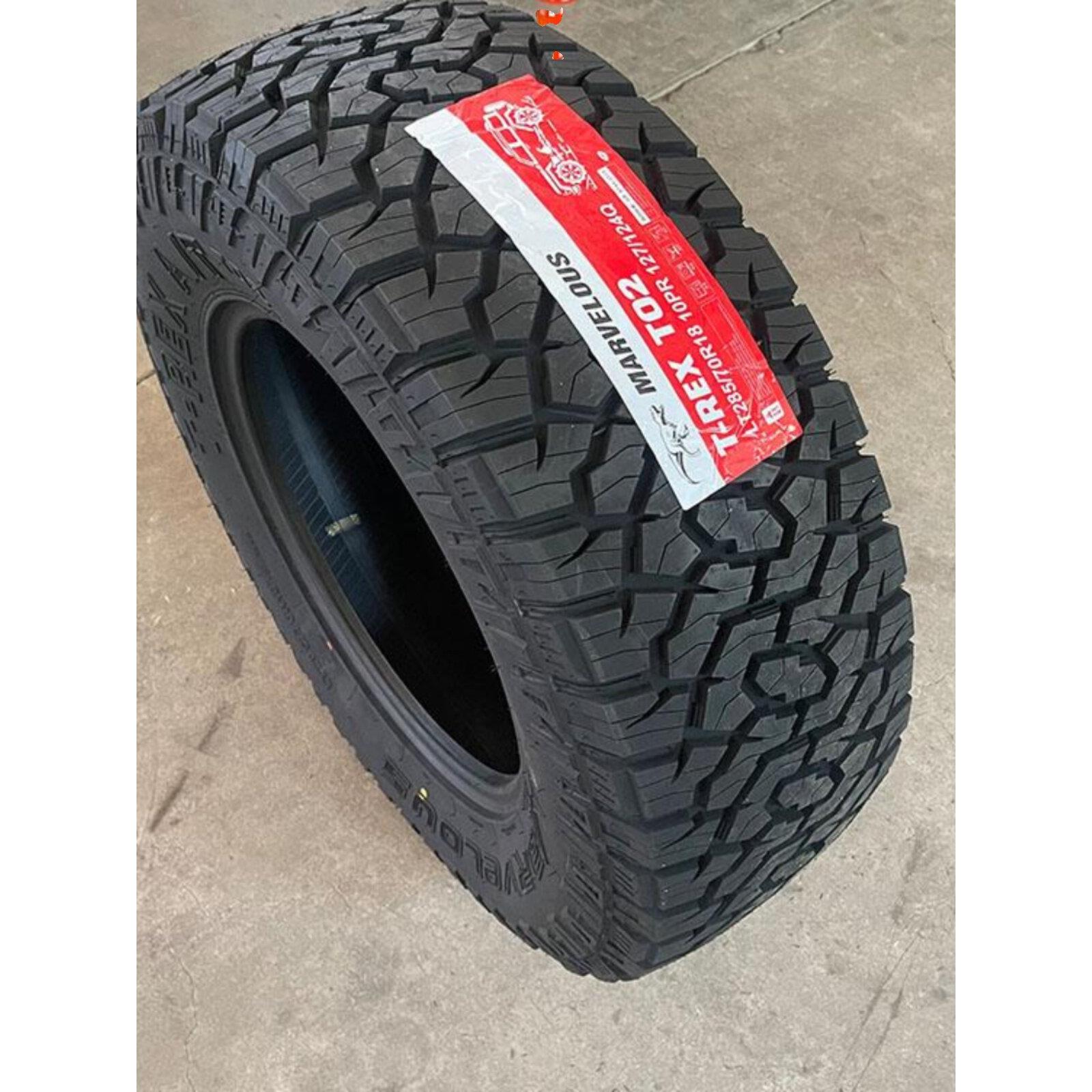 越野AT轮胎285/70R18LT全地形适配皮卡北京BJ福特坦克牧马人改装