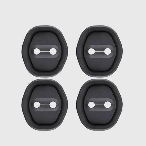适用于极狐阿尔法T5门锁扣盖保护盖中控锁异响减震矽胶缓冲垫改装