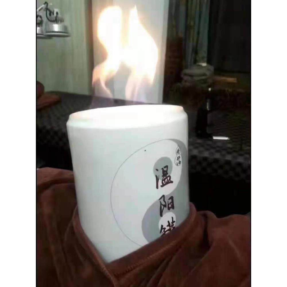 景德镇陶瓷融堂丹道温阳大罐暖宫非砭石罐大号脐疗温灸器厂家直销