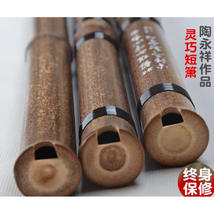 洞箫短箫乐器初学入门专业高档紫竹古风八孔g调短萧f调紫竹演奏箫
