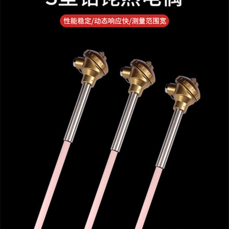 S型铂铑热电偶WP-130型型高x温刚玉管0-1600度热电偶温度传感器