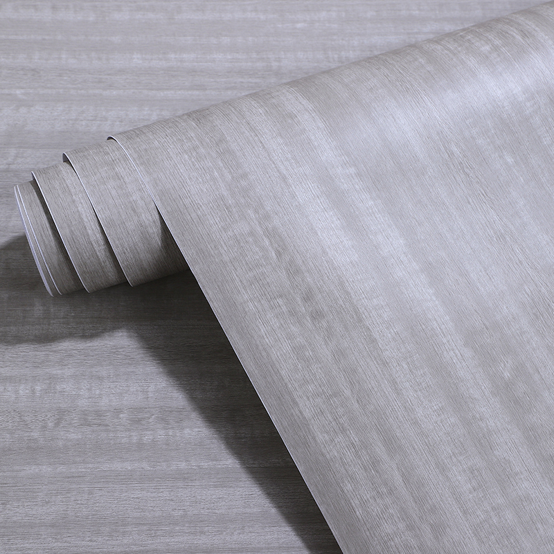 特厚木纹柜子门翻新台面整体橱柜防水防油G贴纸自粘耐磨pp仿实木