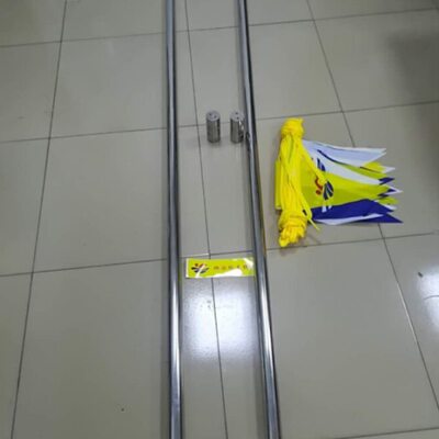 比赛返 仰三角旗旗杆线泳不锈钢身 游泳池 线标志犯规召回泳仰