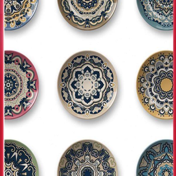 创意图案挂盘黑白挂盘装饰挂盘墙面盘圆盘墙面画盘 挂墙盘子欧式,家居饰品,工艺画,淘宝优惠券,粉丝福利购,淘宝优惠卷