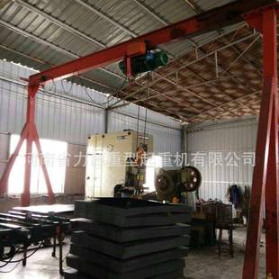 厂家直销简易手推龙门吊机造船门式起重机游艇吊电话182765788