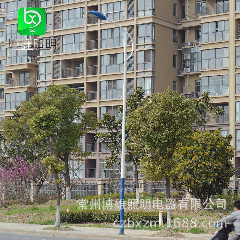 市电路灯道路灯自弯臂户外防水小区新农村建设路灯led6米5米定制