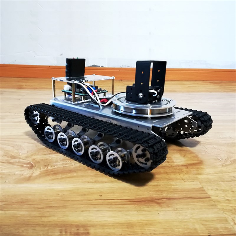履带底盘云台STM32控制减震坦克智能小车机器人ROS平台创客树莓派