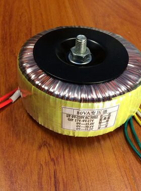 7.500 V815W环形变压器V1双0单+.4V22011.6V5A. 3A2. V +2转