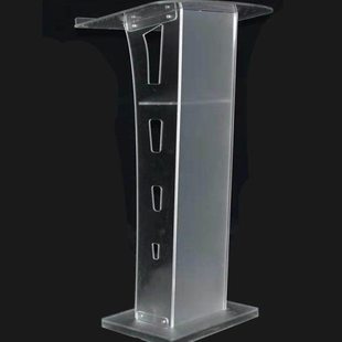 亚克力讲台主持台颁奖台演讲台可拆装迎宾台会议台七彩变色签约台