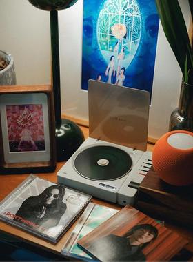 Syitren/赛塔林R300覆古蓝牙CD机播放器充电便携式小众浪漫礼物