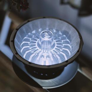手冲咖啡V60锥形山文折纸滤杯T1滤纸使用压纸辅助把件可热水冲压