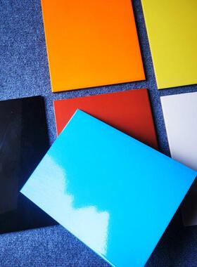 纯色内墙砖250x330瓷片厨房卫生间黑色白色幼儿园天蓝色橙色墙砖