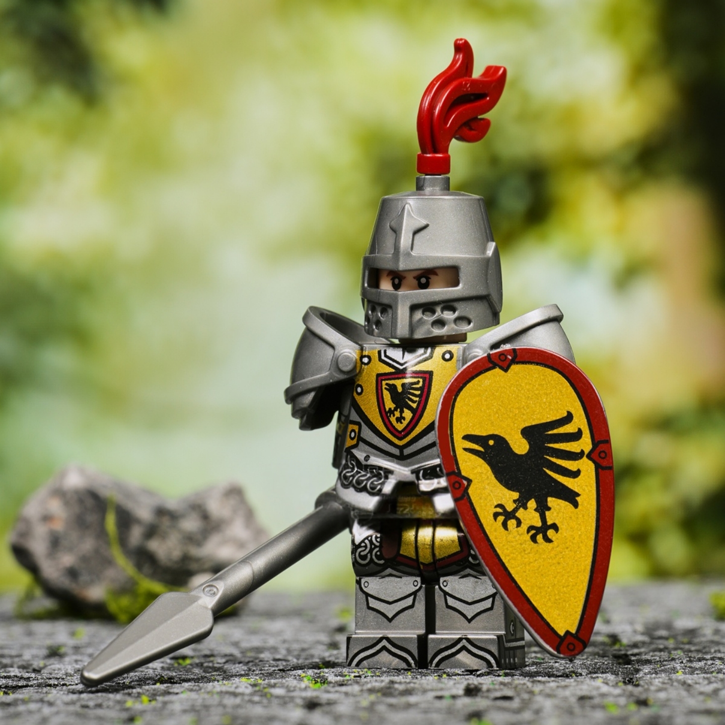 中世纪中古城堡骑士积木人仔