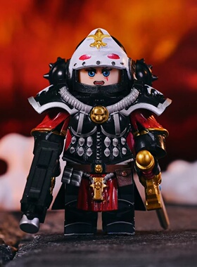 战锤40K战斗殉教修女终结者星际战士黑圣堂天使游戏积木人仔玩具