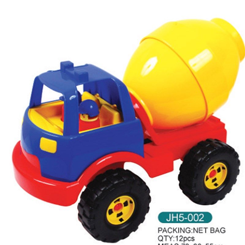 嘉和沙滩玩具1岁半以上儿童塑料工程车玩沙加厚大号搅拌车