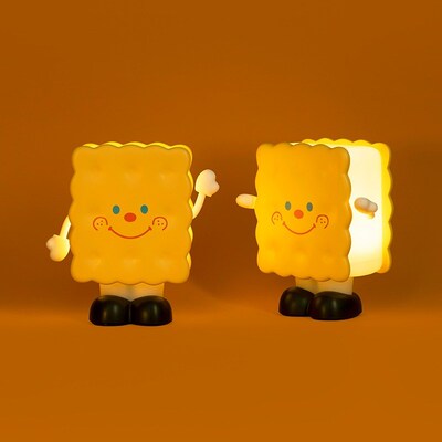 创意可爱卡通小夜灯卧室睡眠灯充电学生宿舍超长续航床上用不插电