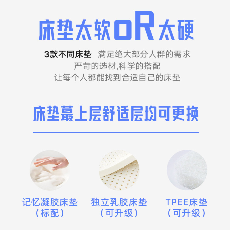 极卧分体电动智能床垫夫妻卧床全自动升降互打扰人床,住宅家具,电动/智能床,淘宝优惠券,粉丝福利购,淘宝优惠卷