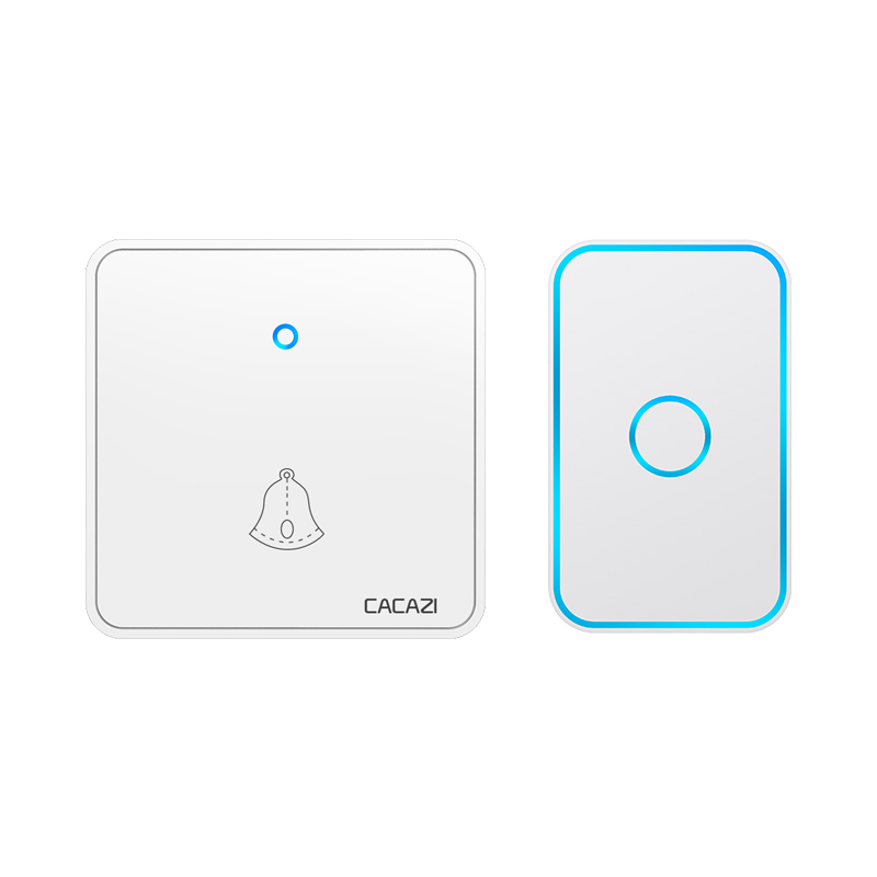 英规无线门铃家用智能大按钮门钟防水遥控电子大按钮英式