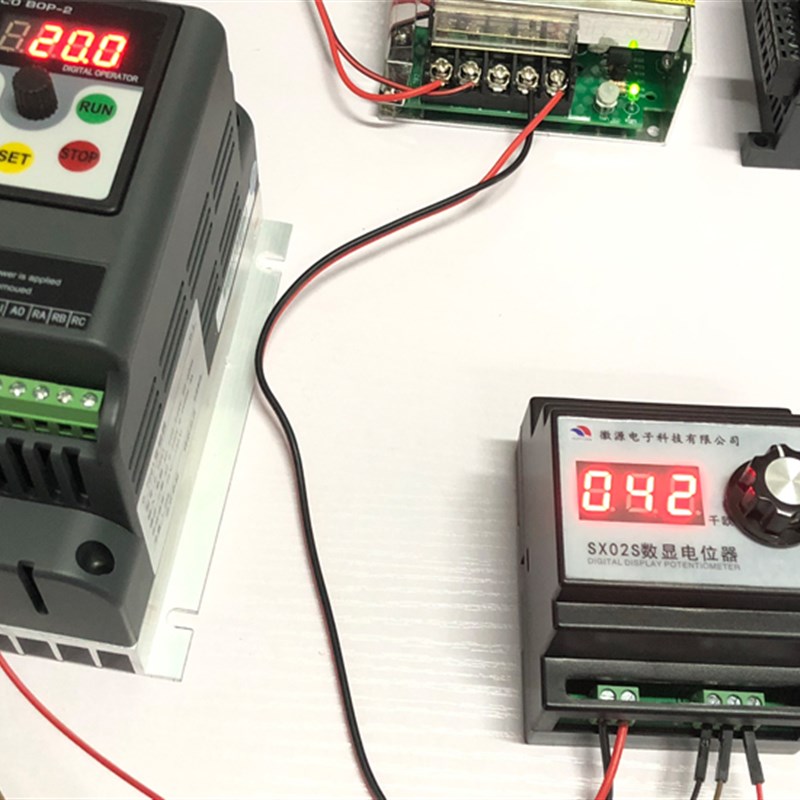 SX02S数显电位器模块 数字可调电阻 分压电阻 WTH118 可变电阻