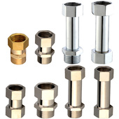 铜分内外丝活接直接管件内丝直接直通单边活对丝N