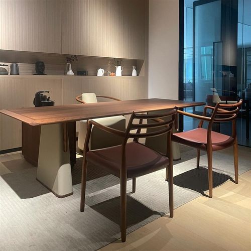 22新款白蜡木茶桌椅客厅办公室别墅豪宅实木茶台会客泡茶桌