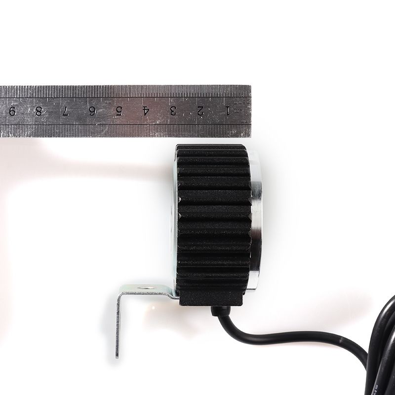 代驾车超亮led前大灯喇叭灯改装锂电车聚光二合一车灯48v60v通用