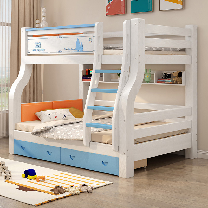 全实木上下铺层床高低床两层橡木子母床姐弟小户型儿童床上下床,住宅家具,高低/子母床,淘宝优惠券,粉丝福利购,淘宝优惠卷