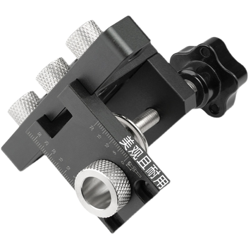 三合一打孔器家具连接件开孔定位圆木榫偏心轮打孔安装木工工具