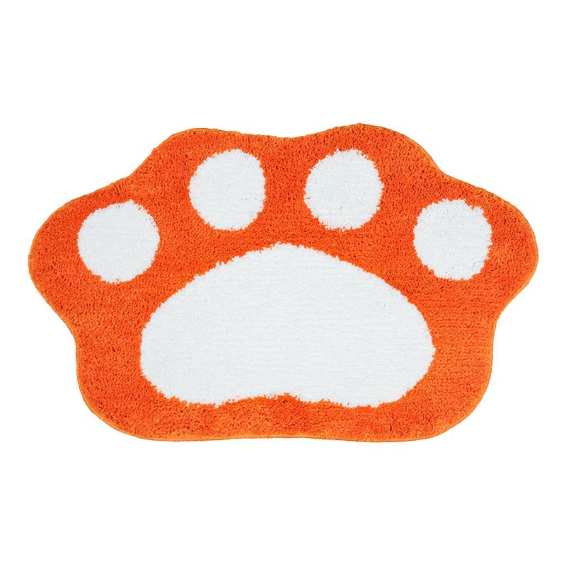 可爱小花浴室地垫植绒地毯浴室垫卧室簇绒地毯欧式客厅地毯床边毯