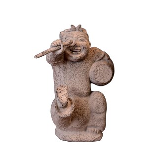 新中式兵马俑软装摆件古典茶室禅意玄关书柜博古架仿古击鼓说唱俑