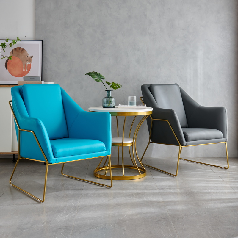 电脑椅懒人沙发椅洽谈椅子办公茶几小户型轻奢靠背椅欧式客厅座椅