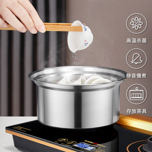 金灶F8手柄上水电热烧水壶全自动上水恒保温一体泡茶专家用电茶炉