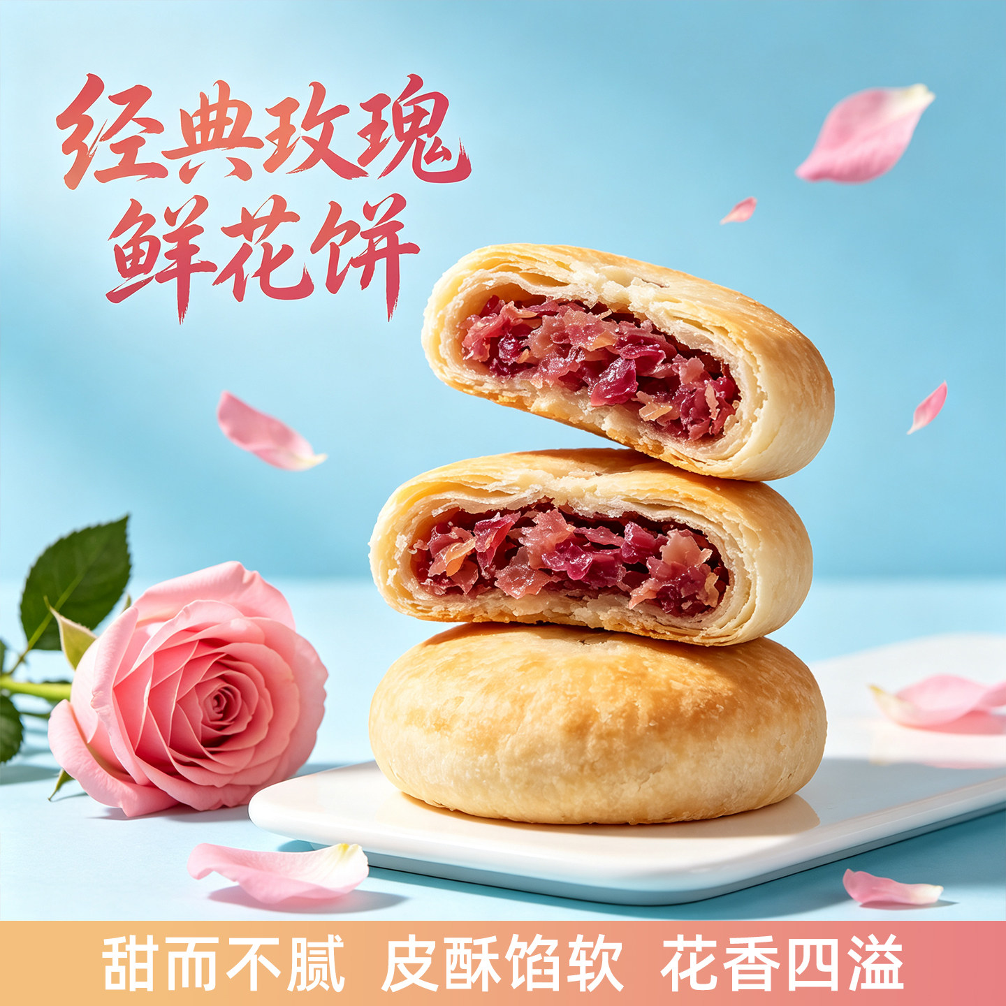 云南特产多味鲜花饼礼盒