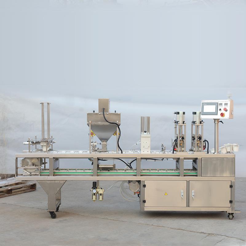 厂家GD系列咖啡奶茶饮料可可粉剂灌装封口机（整机可定制）